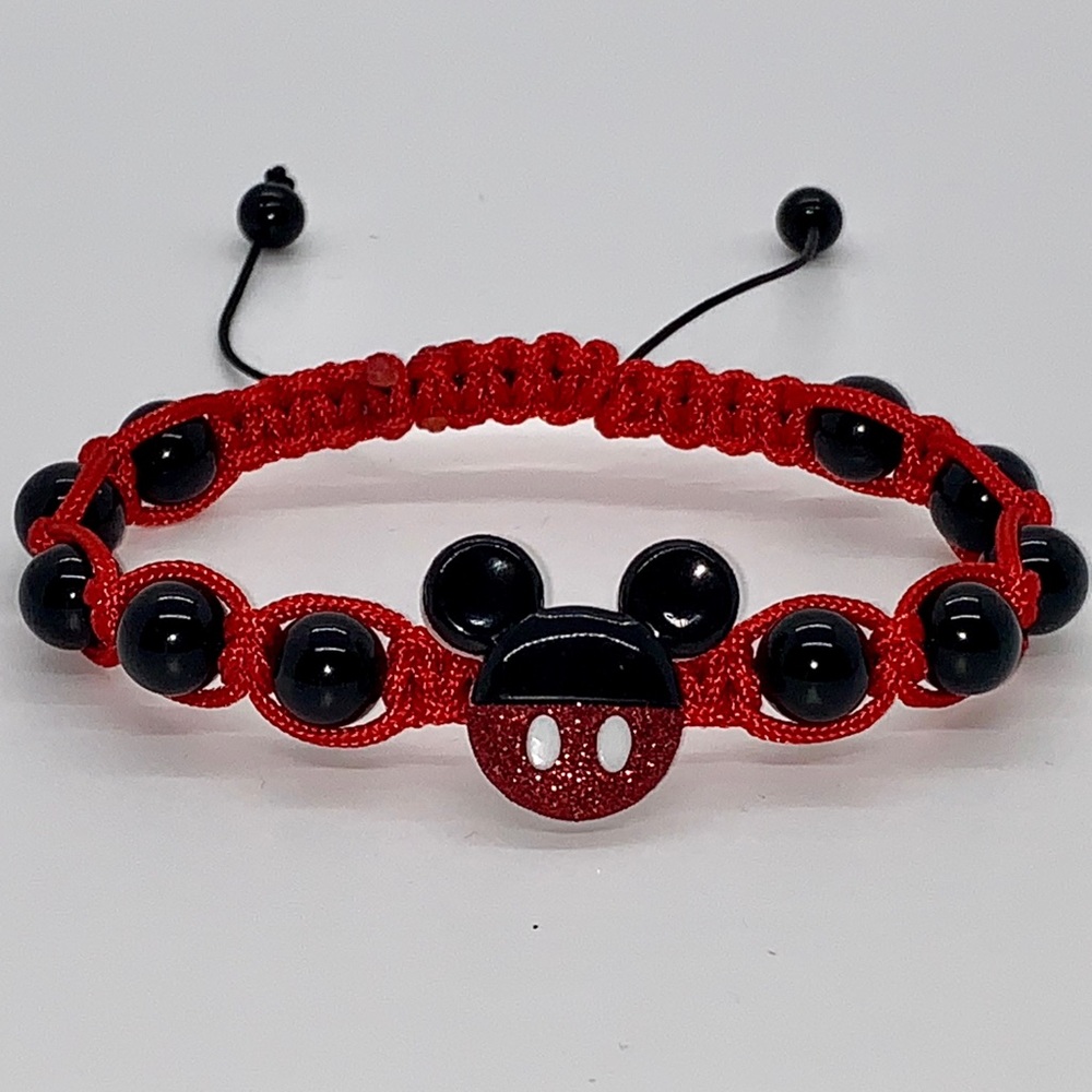 Disney Mickey Mouse bracelet with Onyx
